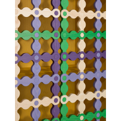 criss cross ||| violet / vert