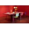 afro ||| aubergine / marron