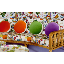 bonbon - round ||| terracotta / fire / simple black