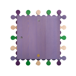 criss cross ||| violet / vert