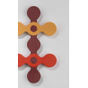 criss cross - s ||| rouge / violet
