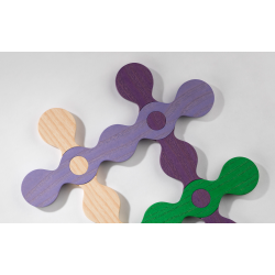 criss cross - s ||| violet / vert
