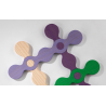 criss cross - s ||| violet / vert