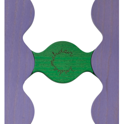 criss cross - m ||| violet / vert