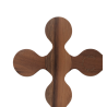 criss cross - m ||| walnut