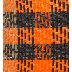 afro ||| tartan orange / beige / noir