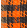 afro ||| tartan orange / beige / noir