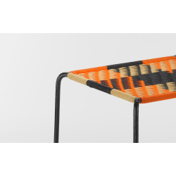 afro ||| tartan orange / beige / noir