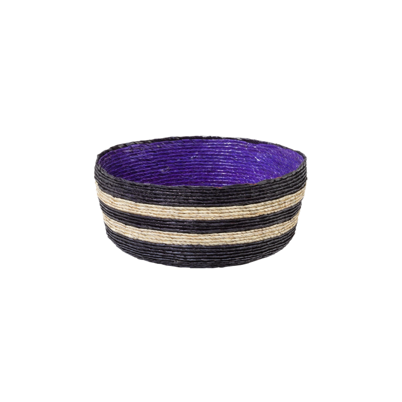acapulco - panier ||| noir / naturel / violet acapulco - panier ||| noir / naturel / violet
